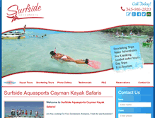 Tablet Screenshot of caymankayaksafari.com